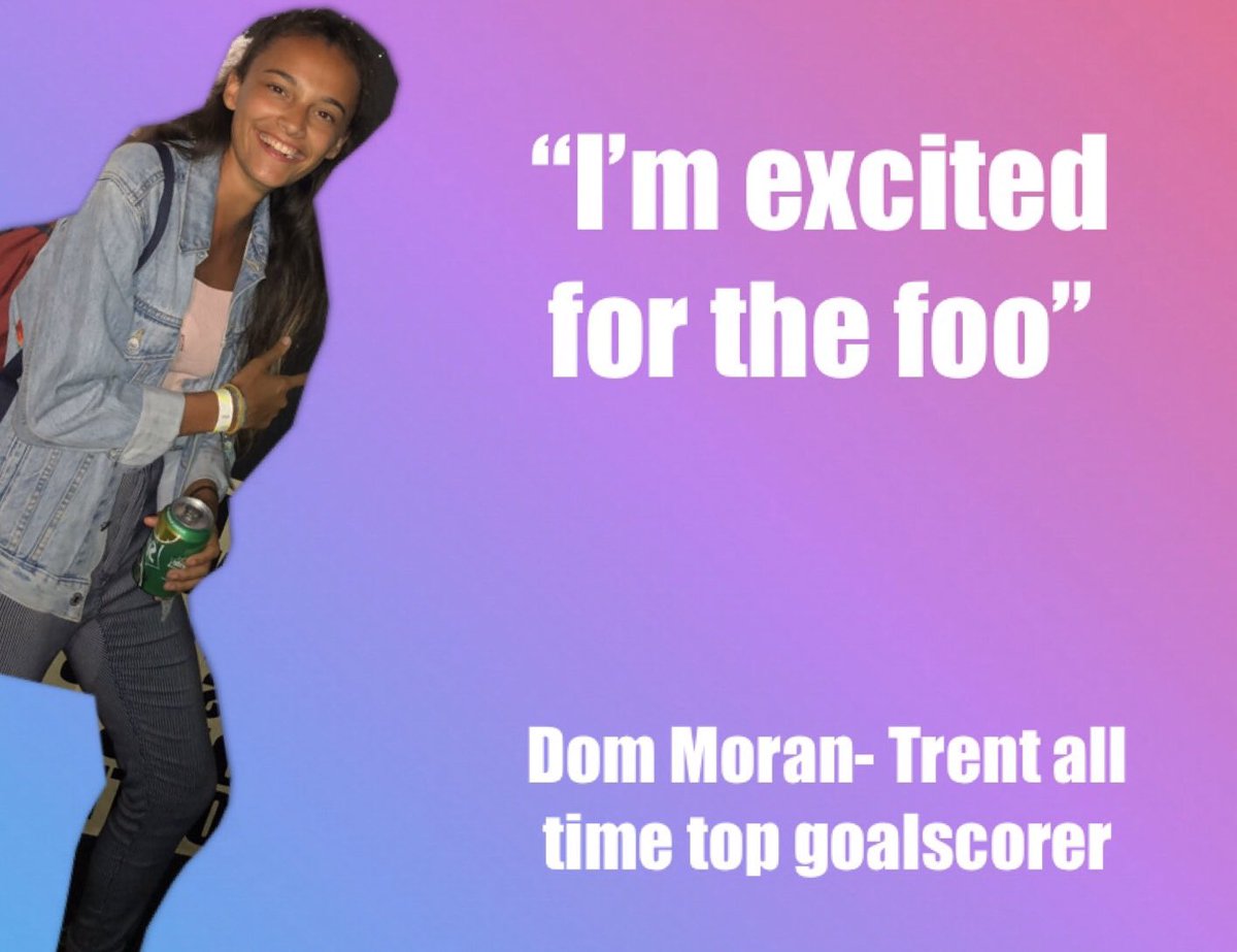 TWFitball's tweet photo. 💬After a successful week on the beers let's hear what our Top Goal Scorer has to say...

👸 @Dom_Moran 
🍻 #NTUWFC https://t.co/0WPSqRoerz