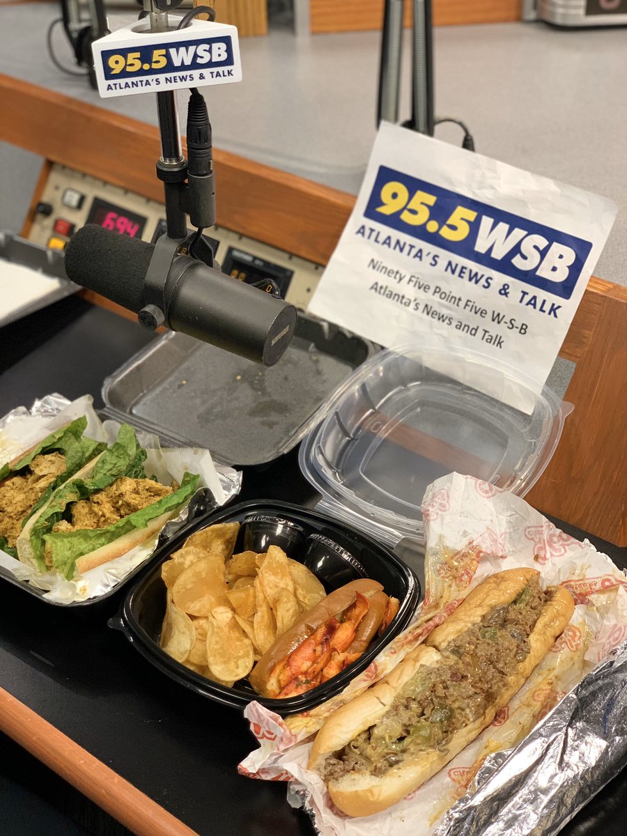 It’s #sandwich heaven!  <a href="/WoodysATL/">Woody's CheeseSteaks</a> #cheesesteak a #conquistador from @ZunzisTakeout and #lobsteroll from #crab404 hear me and <a href="/WSBbelinda/">Belinda Skelton</a> on <a href="/wsbradio/">WSB Radio</a> today 1-3pm!