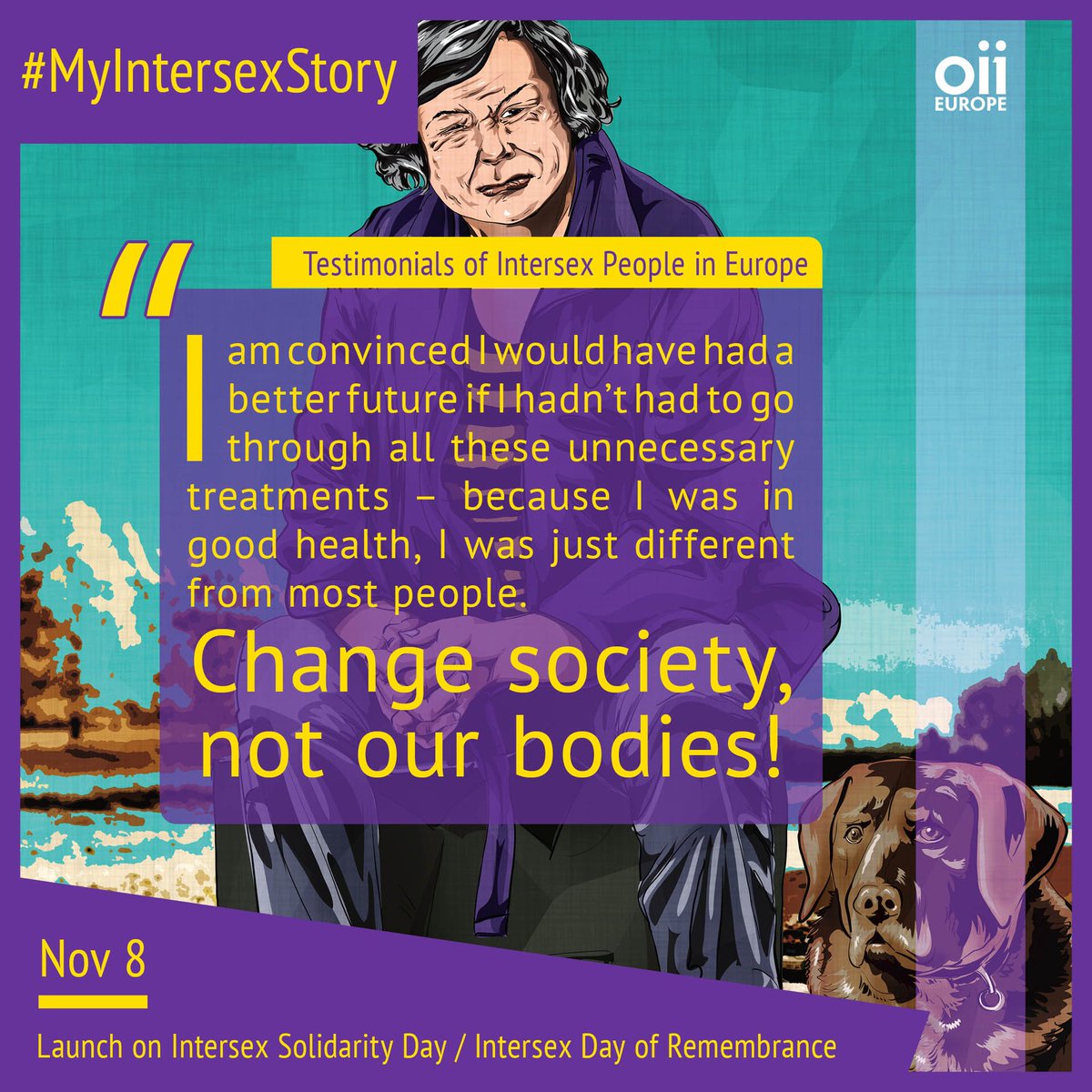Why are personal stories by intersex people important?

JOIN US in creating more visibility of the lived experiences of intersex people by sharing your OWN story with the hashtag #MyIntersexStory during Intersex Awareness Weeks (Oct 26 - Nov 8)