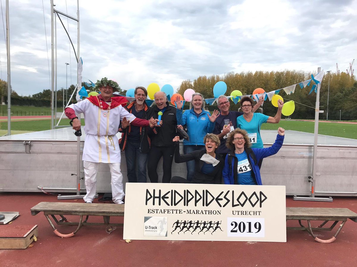 Pheidippides030's tweet image. Een hartelijke groet voor alle lopers. We zien jullie graag terug in 2020!
