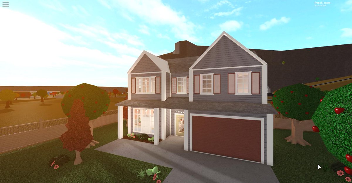 Two Story Aesthetic House Bloxburg 30k