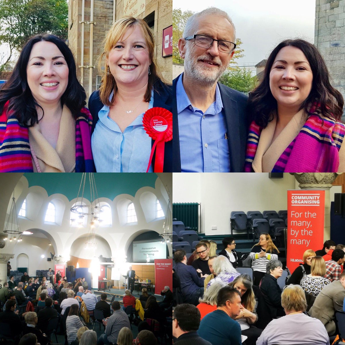 Brilliant to see new faces and committed activists coming together in Motherwell today to build our movement for political change. Only Labour, working with trade unions and communities will defeat this rotten Tory government. Join us @ByTheManyScot #persuasiveconversations 🌹