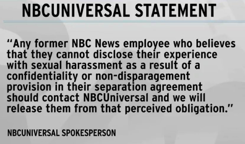 MonicaRamirezOH's tweet photo. To all who experienced abuse, harassment, or related retaliation at @NBCUniversal and @NBCNews: You have the power - and the right - to tell your story.
Spread the word, and watch the powerful reporting by @maddow
https://t.co/uQMOoxpE1g #TimesUp https://t.co/Bi0dxiTGWK