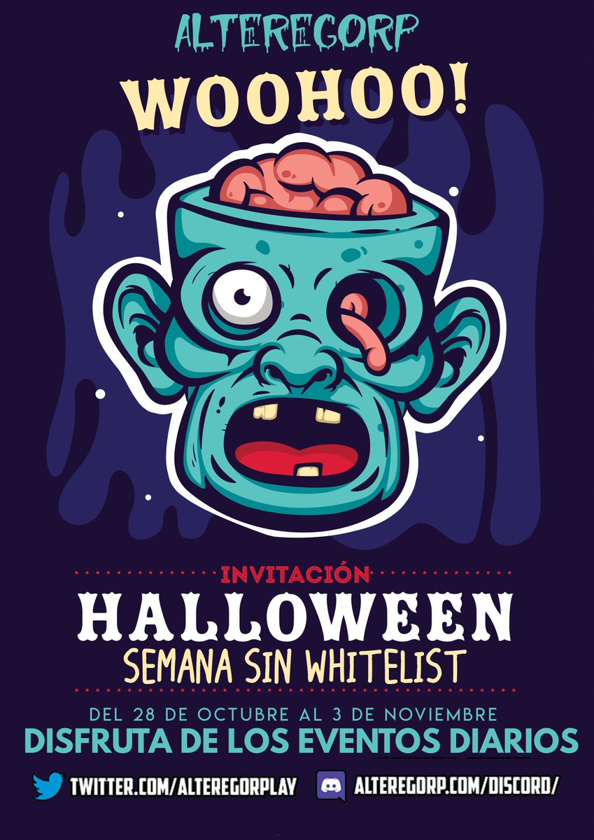 AlteregoRplay's tweet image. Estáis listos para la semana de Halloween en AlterEgoRP¿¿? 🎃😱
