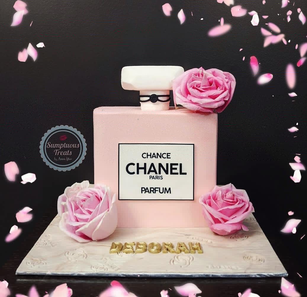 Chanel No 5 Bottle Cake – Beautiful Birthday Cakes