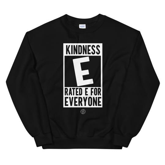 Kindness. Rated E For Everyone! Now available at ablefablesapparel.com #KindnessMatters #OccupationalTherapy #shopsmall