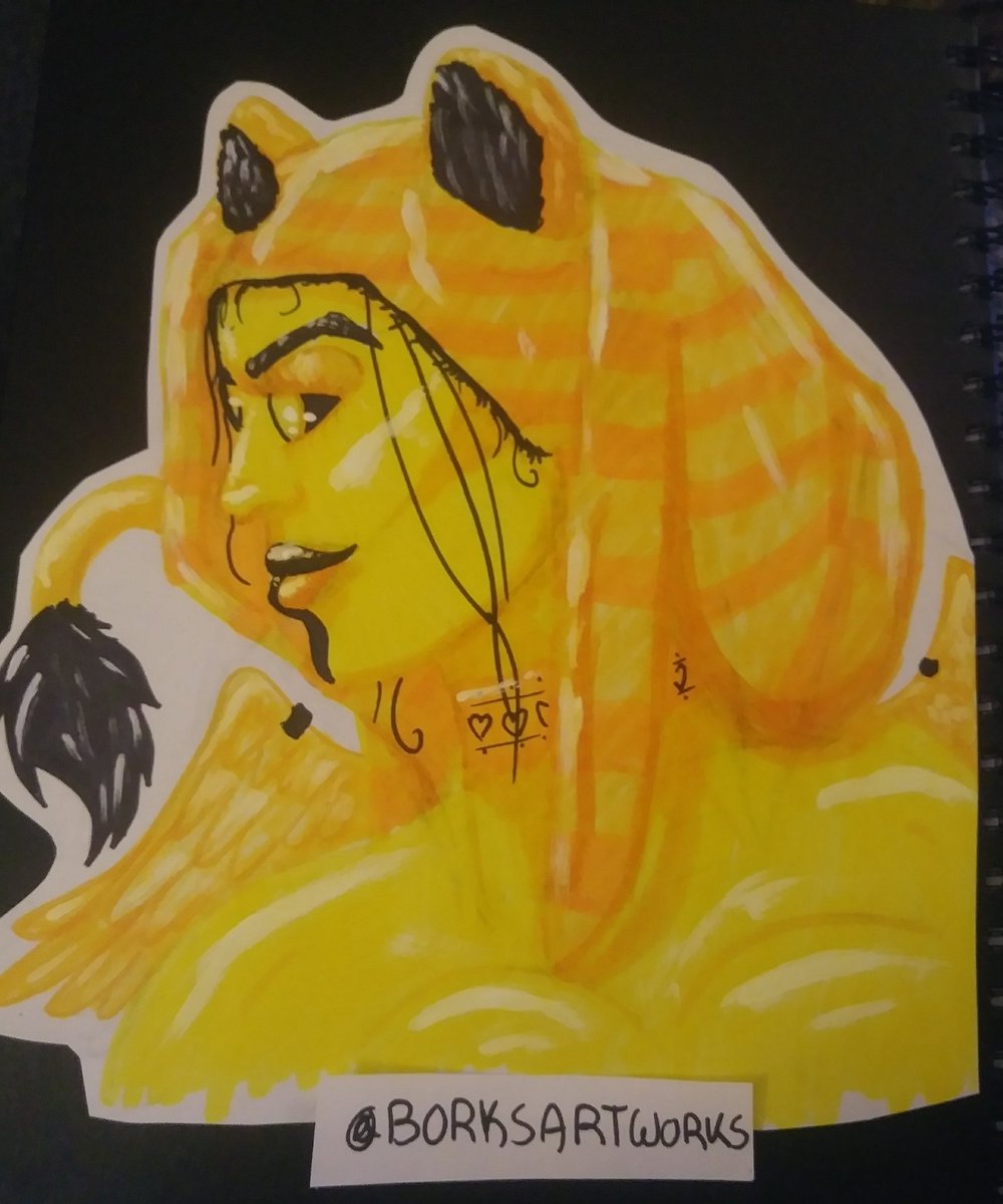 BorksArtWorks's tweet photo. 🦁 #Ancient - #Sphinx 🦁
#Inktober day 23 
The sphinx is known for riddles so here is one for you...

"You can hold it without using your hands or your arms. What is it?"
                 ⬇Answer below⬇

#Inktober2019 #inktoberancient #inktoberday23 #inkcreaturetober https://t.co/oeaQi2kPuv