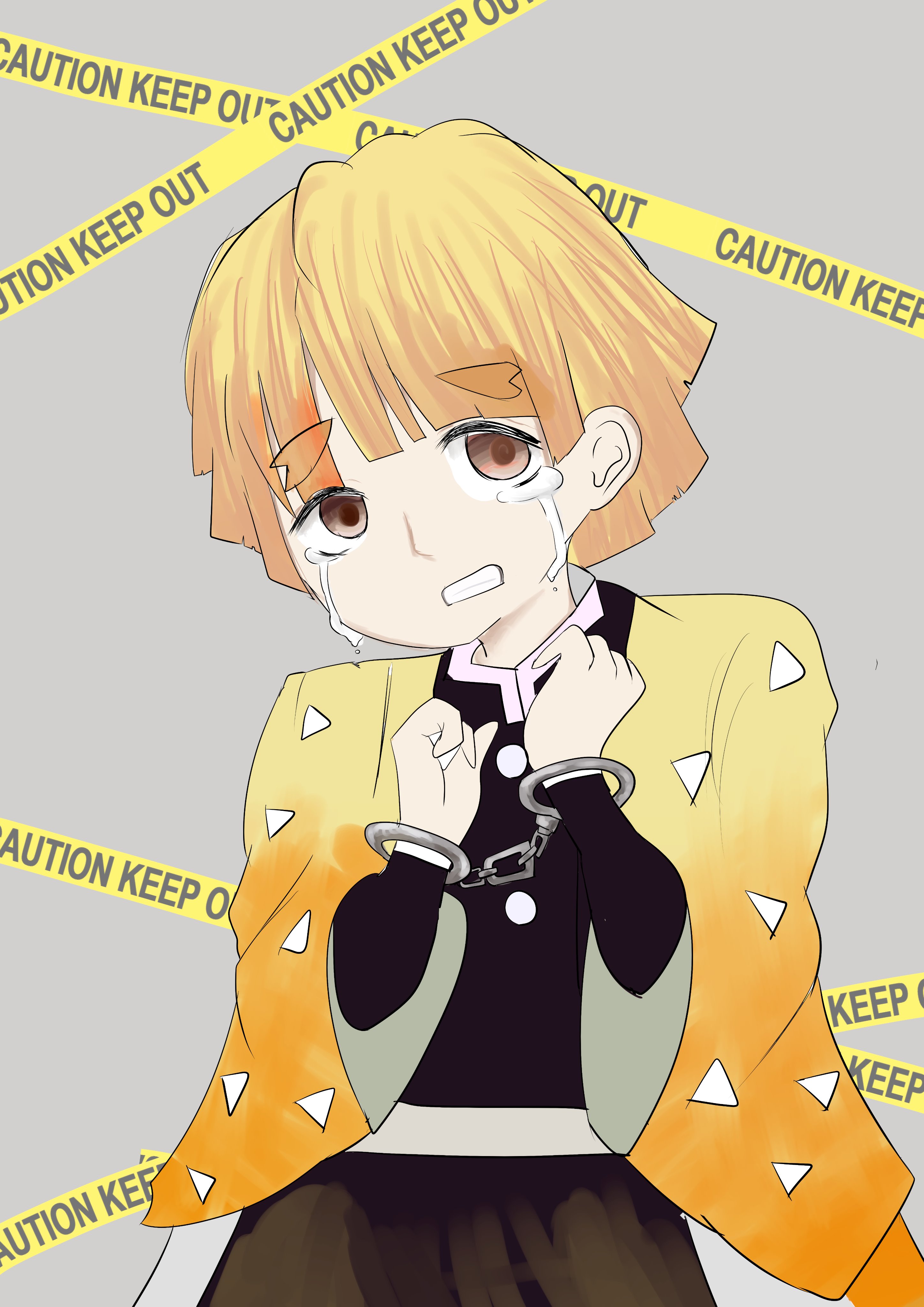 つゆたし 手錠かけられた善逸です もっと泣いてほしいです 鬼滅の刃 鬼滅の刃絵描きさんと繋がりたい 鬼滅の刃イラスト 我妻善逸 絵描きさんと繫がりたい T Co Uvmk5vnxhh Twitter