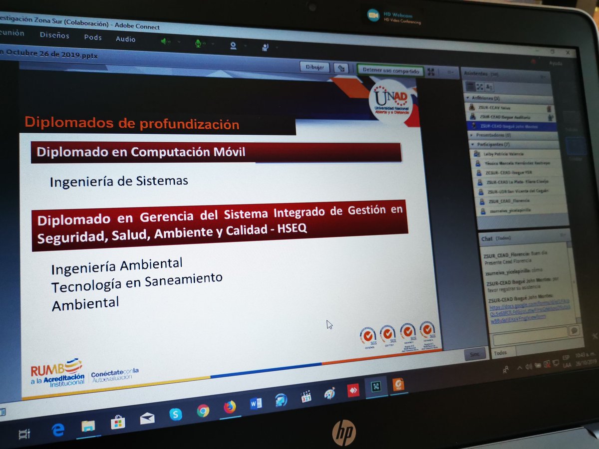 johnfmontes's tweet image. En #CIPAS de Investigación @unadibague socializando opciones de grado - semilleros: #ESUNAD y #GRIE #VidaUniversitaria @UNADinvestiga @JaimeLeal_ @ShyrleyV @UniversidadUNAD @UNAD_Cadena_ETR 🙏💡🔎📚 @RedEUNAD_ @JennyInvestiga