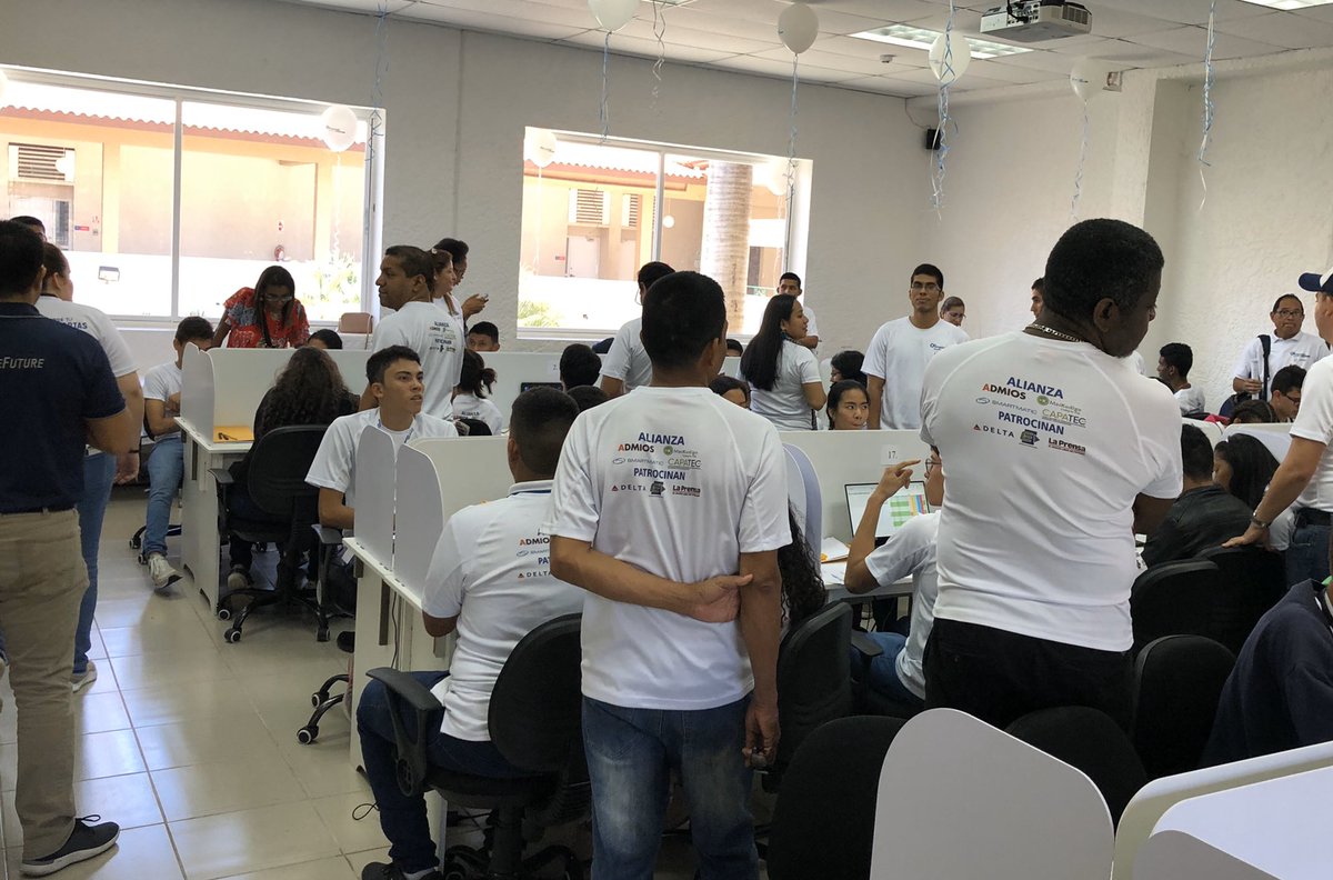 🔥 ¡ Finalmente llegó el día ! Celebramos la primera Olimpiada Nacional de Informática en Panamá 🇵🇦 

Estudiantes de colegios secundarios con pasión por las ciencias computacionales participan por fabulosos premios.

<a href="/aangarit/">Adriana Angarita</a>  @luisroliva_ <a href="/raquelzafrani/">Raquelzafrani</a> <a href="/alejocarbo/">Alejandro Carbonell</a>