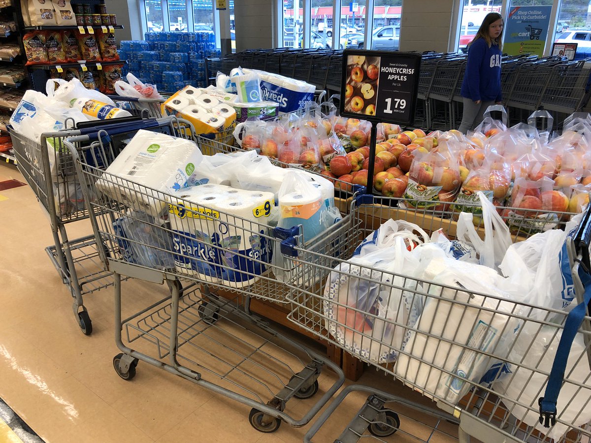 Proud to have members from multiple FCA groups take time out of their weekend to give back! Our community donated 10 buggies worth of items to give to the Pikeville Homeless Shelter!