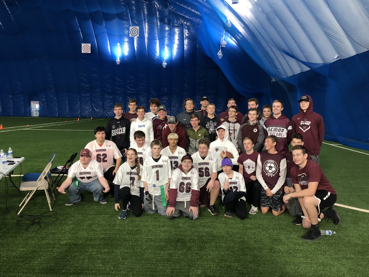 rmjohnson46's tweet photo. Great showing of demon pride as @BHSDemonSoccer and BHS football teams were out supporting at the Inclusive Sports flag football jamboree this morning.
#demonpride #learnbps https://t.co/Stblrm36Fg
