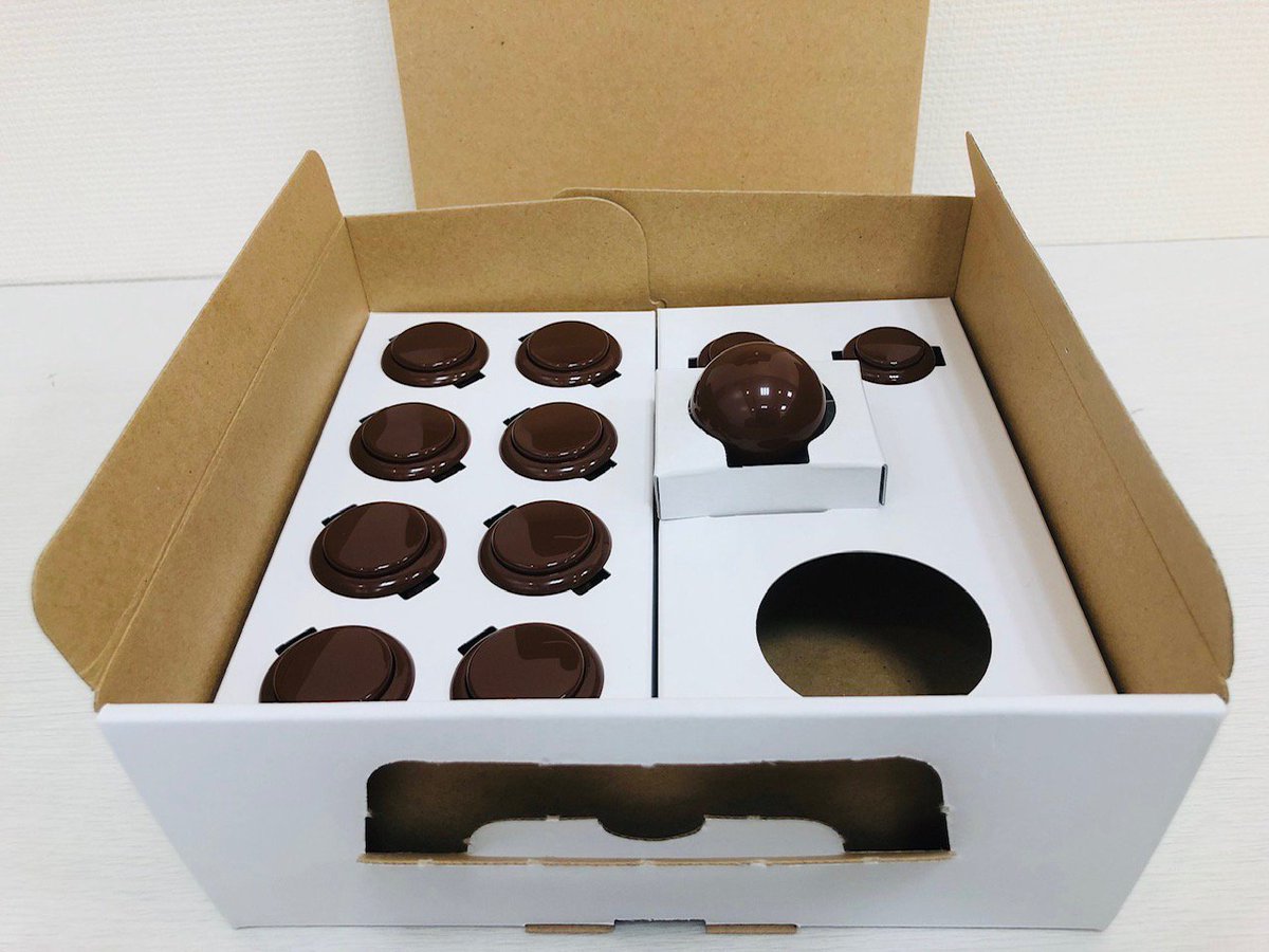 ArcadeShock's tweet photo. TGS 2019 Exclusive
IN-STORE ONLY, Wednesday, October 30, 2019
Chocolate Decadence
Sanwa Denshi Chocolate Part Series
OBSF30-CH x 8
OBSF24-CH x 2
LB35-CH x 1
Sold as a set ONLY. Grab one if you're in the area as they are going to be a hot collectible
#TGS2019 #OBSF30 #FGC https://t.co/bdG9uw2PFV
