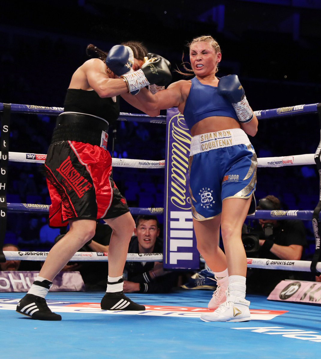 MatchroomBoxing's tweet photo. All action four rounds! 💥

@scourtenay gets the nod 39-38, good learning fight! 

#CourtenayNad #PrograisTaylor #ChisoraPrice https://t.co/GksHBNEsQk