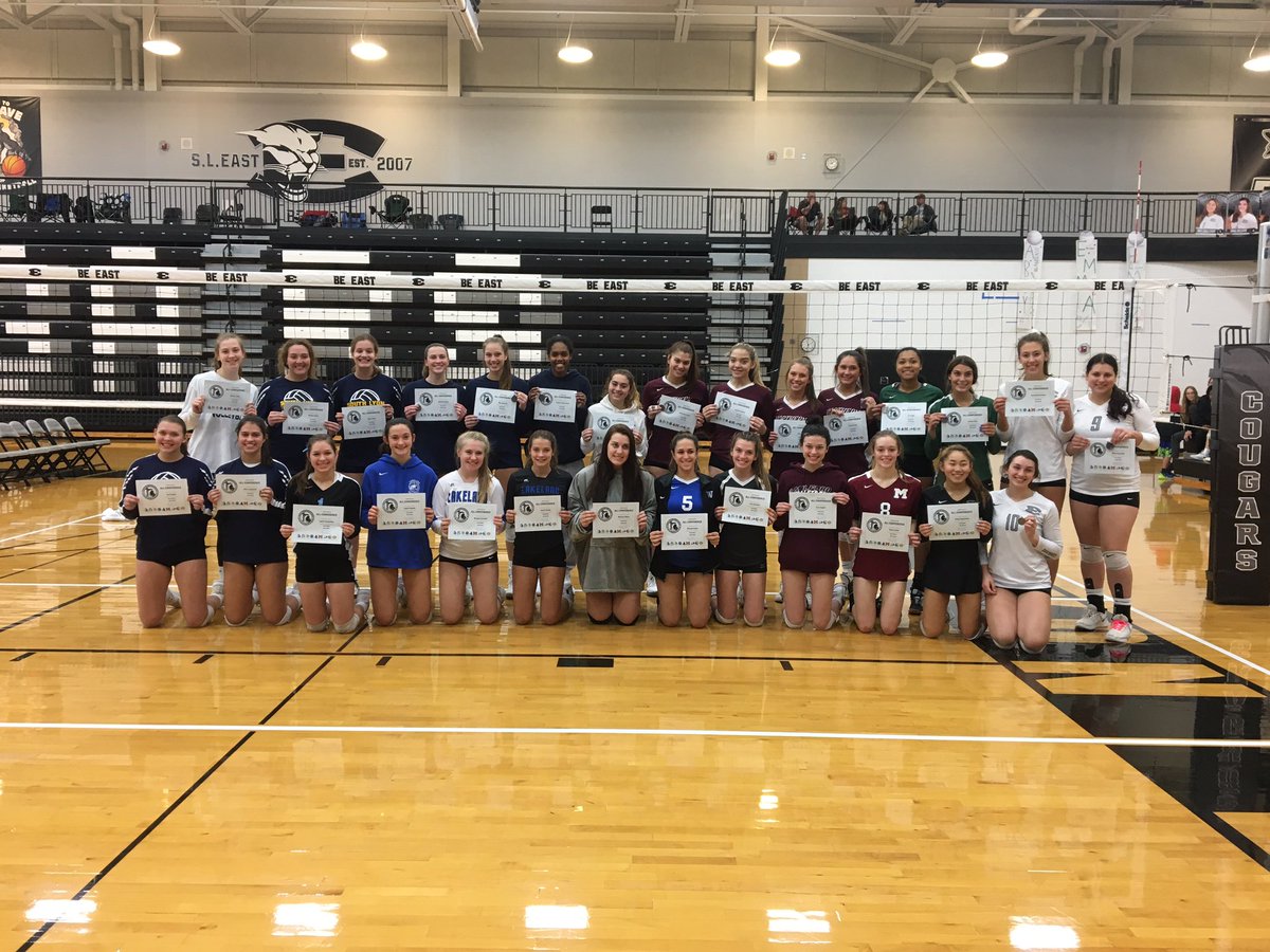 Congratulations to all of the Lakes Valley All-Conference players! Shout out to Kinsey Lamb, Lauren Tarnowsky, and Asia McNamee! 🙌🏼🏐