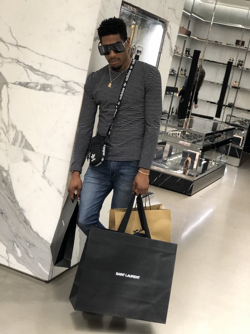Did a lil shoppin yesterday! #YSL #ZAYSTACKZ #SCUMLIFE #THESCUMGOD ☠️💕 https://t.co/iuATcsRgD8<a href="/tag/ysl"class="tags">#YSL</a><a href="/tag/zaystackz"class="tags">#ZAYSTACKZ</a><a href="/tag/scumlife"class="tags">#SCUMLIFE</a><a href="/tag/thescumgod"class="tags"><span>#thescumgod</span></a>