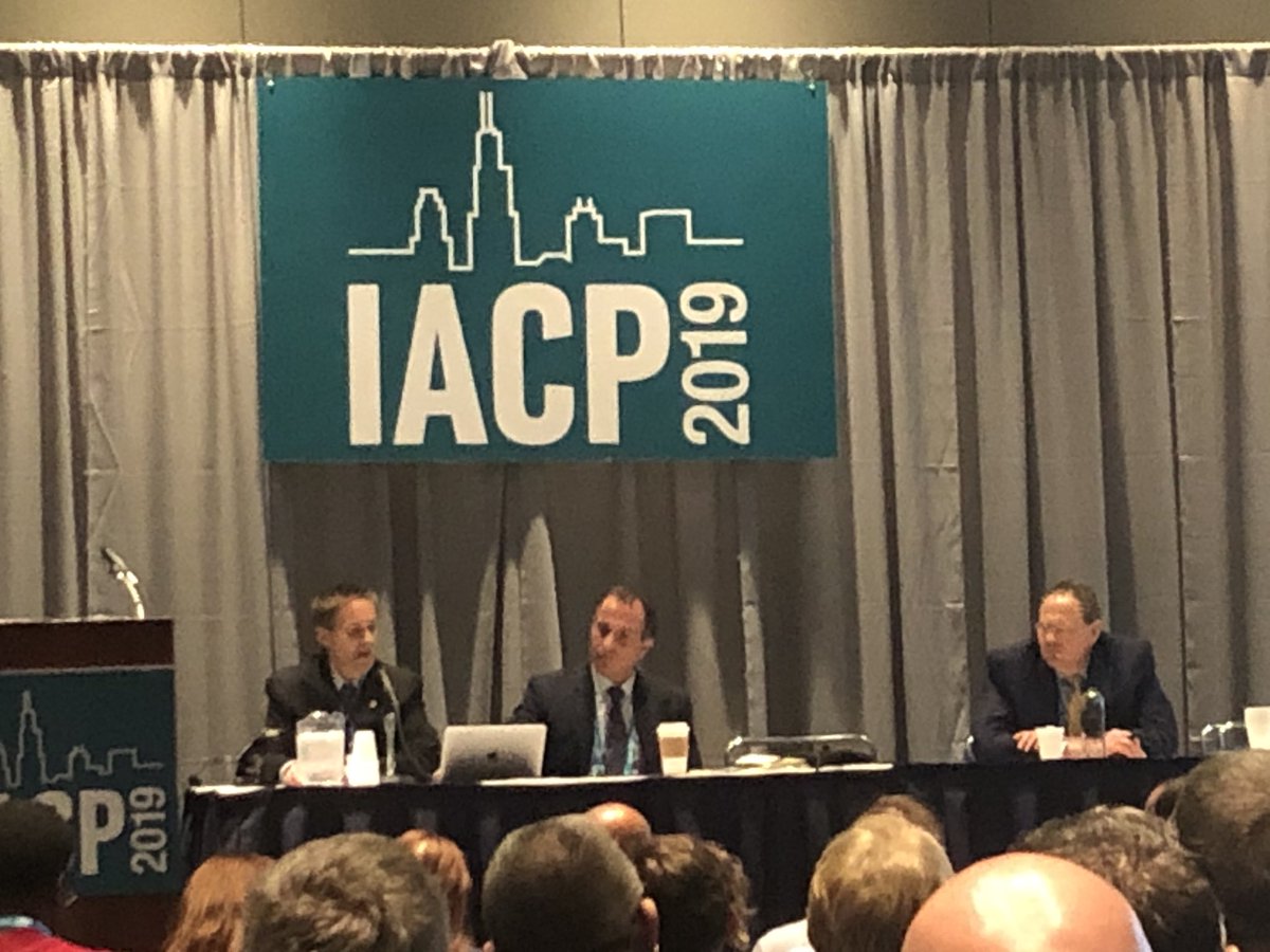 Sought out a plenary session on police #Burnout and #CompassionFatigue along with the potential consequences. This is an emerging issue in #policing, given the increased demands, fiscal constraints and the belief that police can do #MoreWithLess. #IACP2019 #BackTheBlue