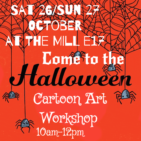 Tim Reedy (@_timreedy) on Twitter photo Come to the Halloween Cartoon Art Workshop with the ghouls 10am-12pm at The Mill E17 on Sun 27 October..first prize for best costume. <a href="/TheMillE17/">The Mill E17</a> #halloweenworkshops #e17 #childrensart Come to the Halloween Cartoon Art Workshop with the ghouls 10am-12pm at The Mill E17 on Sun 27 October..first prize for best costume. <a href="/TheMillE17/">The Mill E17</a> #halloweenworkshops #e17 #childrensart