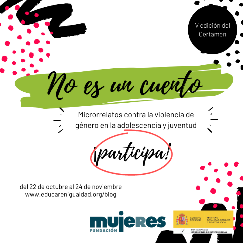 fmujeres's tweet photo. ¡Contamos contigo! envía tu microrrelato porque "no es un cuento". ¡Participa! #microrrelatosFM https://t.co/GBS6CfK96P https://t.co/7tmq7LH7We