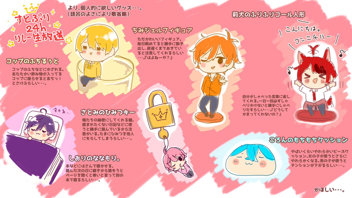 すとぷり24時間リレー生放送 #すとぷりギャラリー #なーくん #ころん
