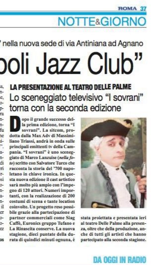 Dal 28 Ottobre in Tv