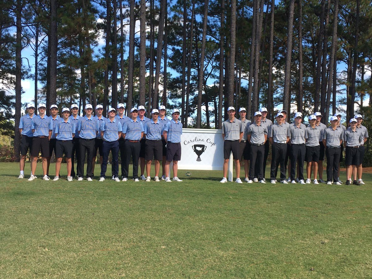 Carolina Cup is underway. Go ⁦@nicksterr101⁩ and #TeamFountain #lotsofbirdies. ⛳️🏌🏻‍♂️