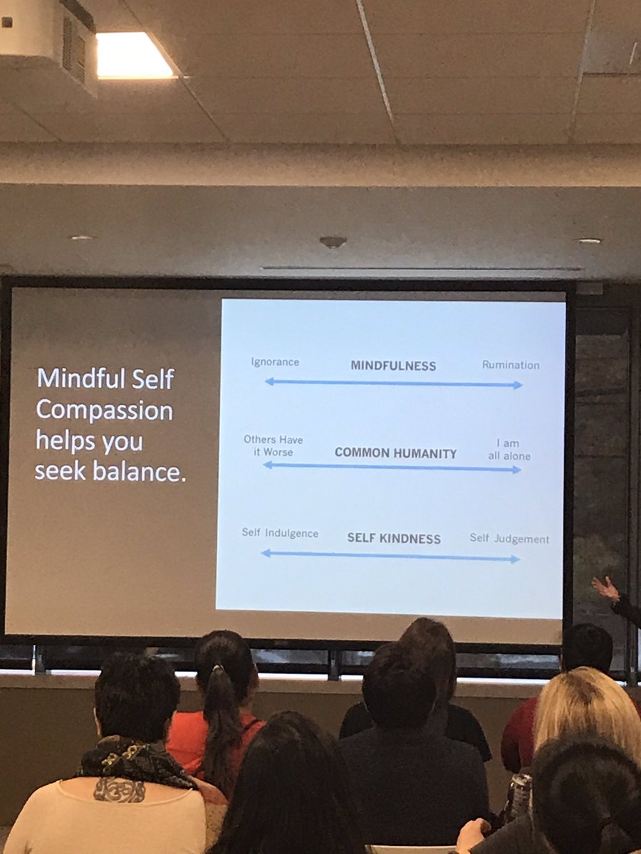SingingTech's tweet image. “Mindful self compassion helps you seek balance “ - @themrslewis at @ChickTechSea #ACTWSea  

#Chicktech #chicktechsea @chicktechorg