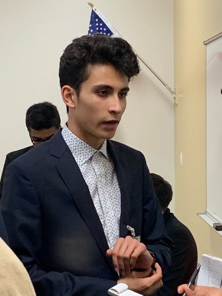 ChristineRick's tweet photo. If you ever doubt the future please come meet my students. Spending this weekend at KnightMUN with  a group of 16 @ADHUS_FAUHS students who for the entire weekend spend time in committees discussing real world problems and coming up with resolutions. #modelun @UN #proudap https://t.co/lHliusSc3s