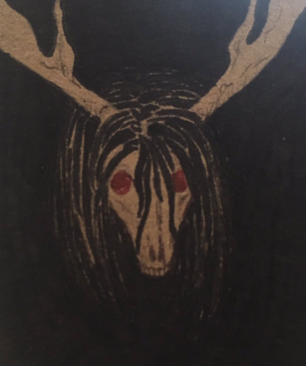 Shabbytab1's tweet photo. #inktoberday26 Dark! Featuring @YnysDyn’s Suichelbhara coming out of the shadows. #inktober2019 #day26 https://t.co/MjhfLvxElP