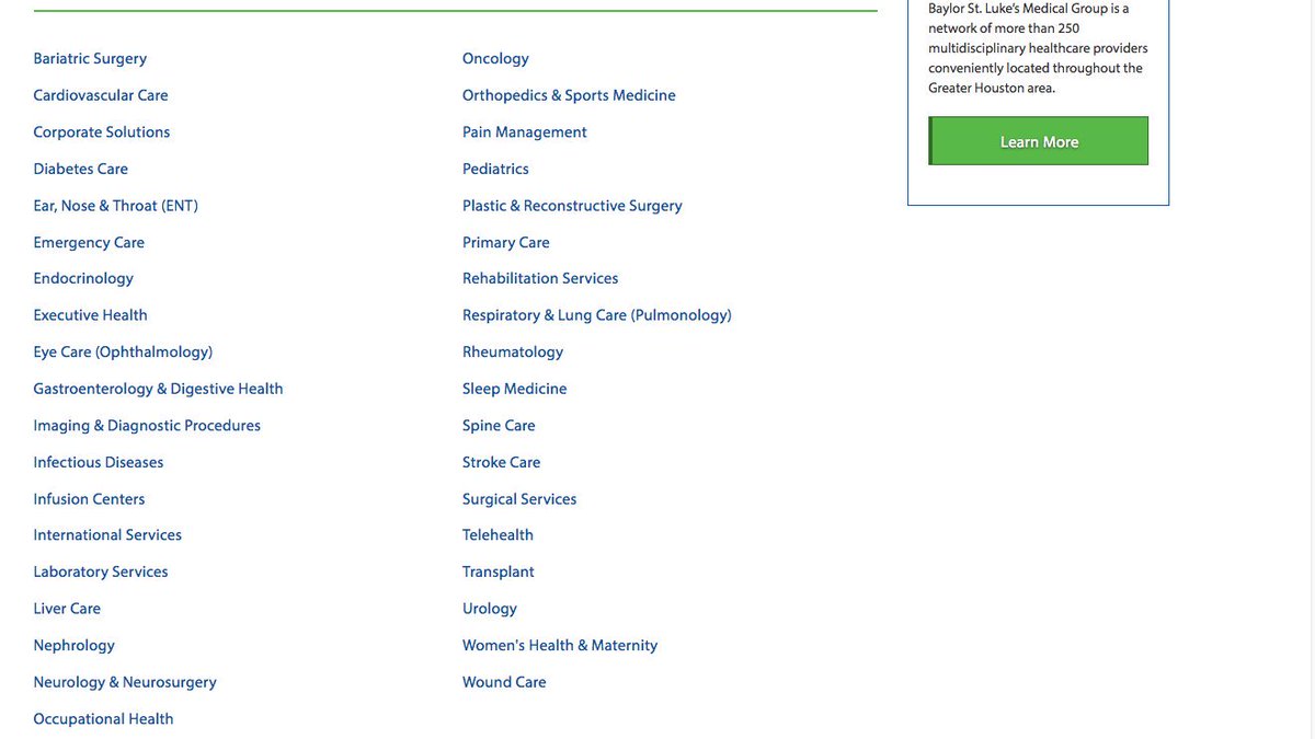 Hmm?  How do they keep patients safe when at Baylor St.Luke's in Houston anesthesiologists are not available? Apparently, from their website, there is not even such a department.