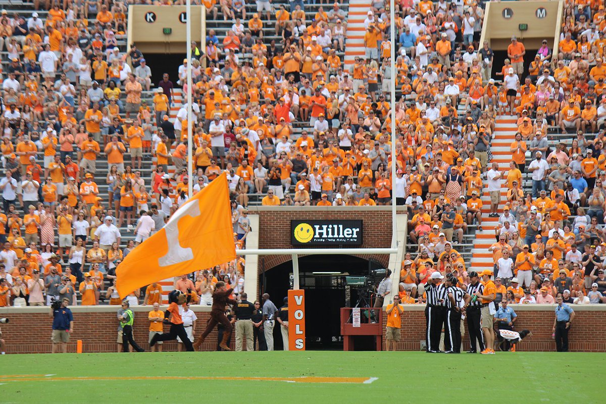 HappyHiller's tweet photo. Today's UT game against South Carolina falls on #NationalTennesseeDay. Coincidence? We don't think so! #GoVols #UTpride https://t.co/fTtK7RKJSC
