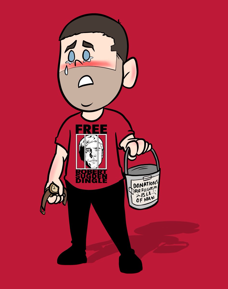 ScrapyardBfs's tweet image. Free Robert Sugden Dingle!  If you want to join Aaron in protest, you can get the shirt here: redbubble.com/people/scrapya… #robron #emmerdale