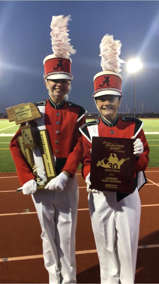 BandsHuskies's tweet photo. It was another great day to be a Husky!!! Band received a SUPERIOR and was recognized for 30 years OF participating in the NSBA competition￼. Band Band Go Band!!! #apsactivities aurorahuskies https://t.co/dTOqRFRKKS