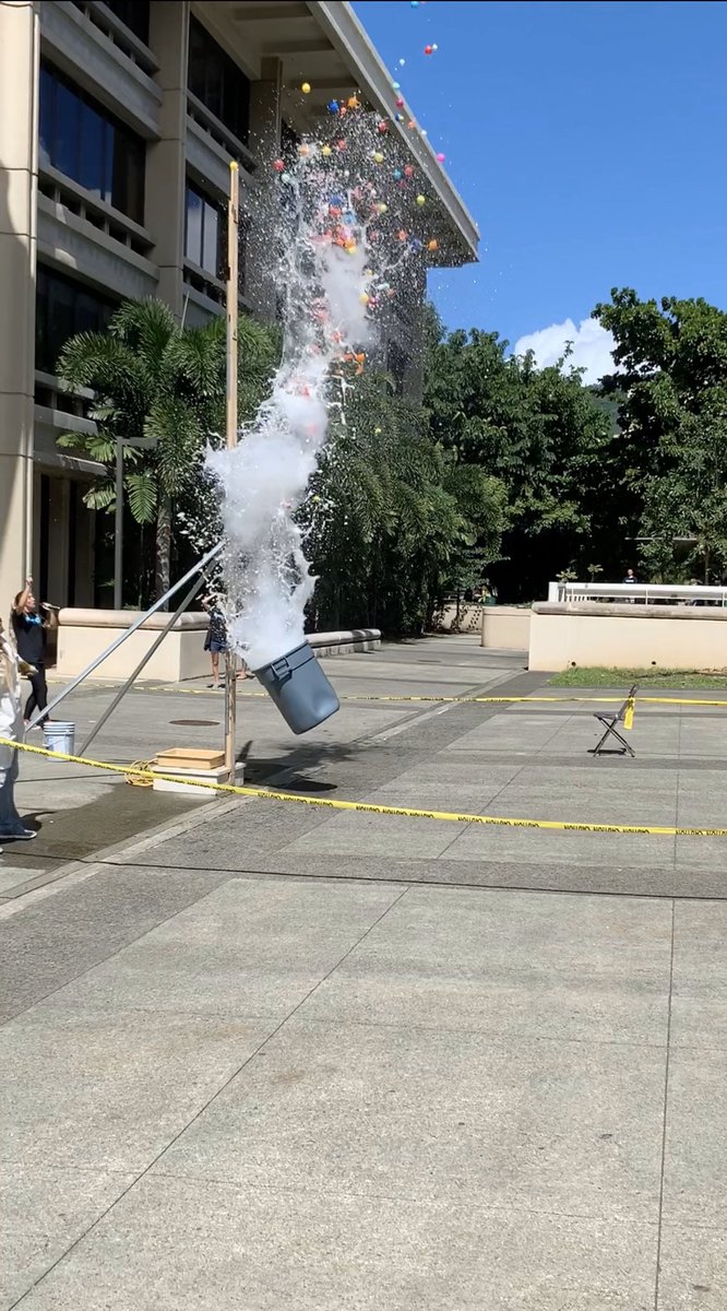 It’s still blowing up here at the SOEST Open House. Come by there’s still some time left!