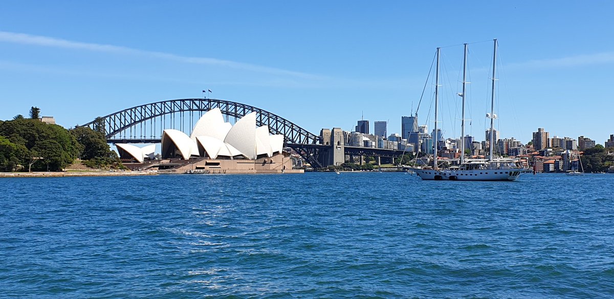Riska_L's tweet photo. #RBGSydney What a view! https://t.co/UoK8fXW9Kh
