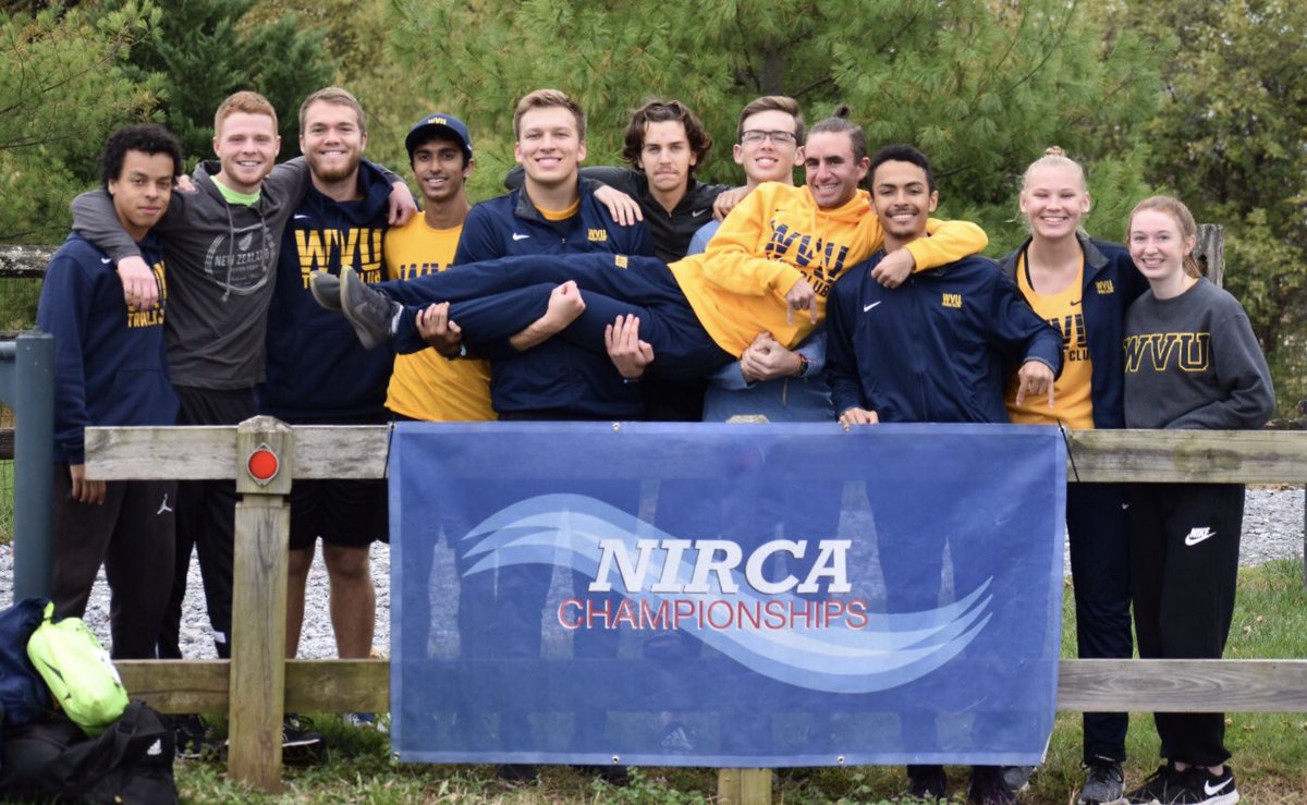 WVU stood out today at the <a href="/nirca/">NIRCA</a> Mid-Atlantic Regional 🏅Sharon Kalb was the leader for the women today 🏃‍♀️ Jake Ilgenfritz was the top dawg on the men’s team 🏃‍♂️ #WVUTC #LetsGO <a href="/WVU_CampusRec/">WVU Campus Rec</a>