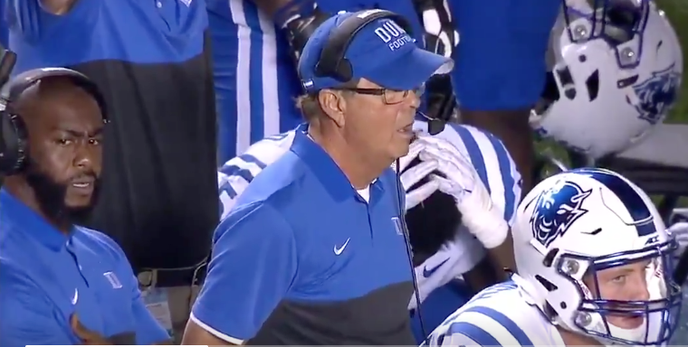 RossMartinNC's tweet photo. The moment your goal line jump pass play fails... https://t.co/Tjgyy4QCl1