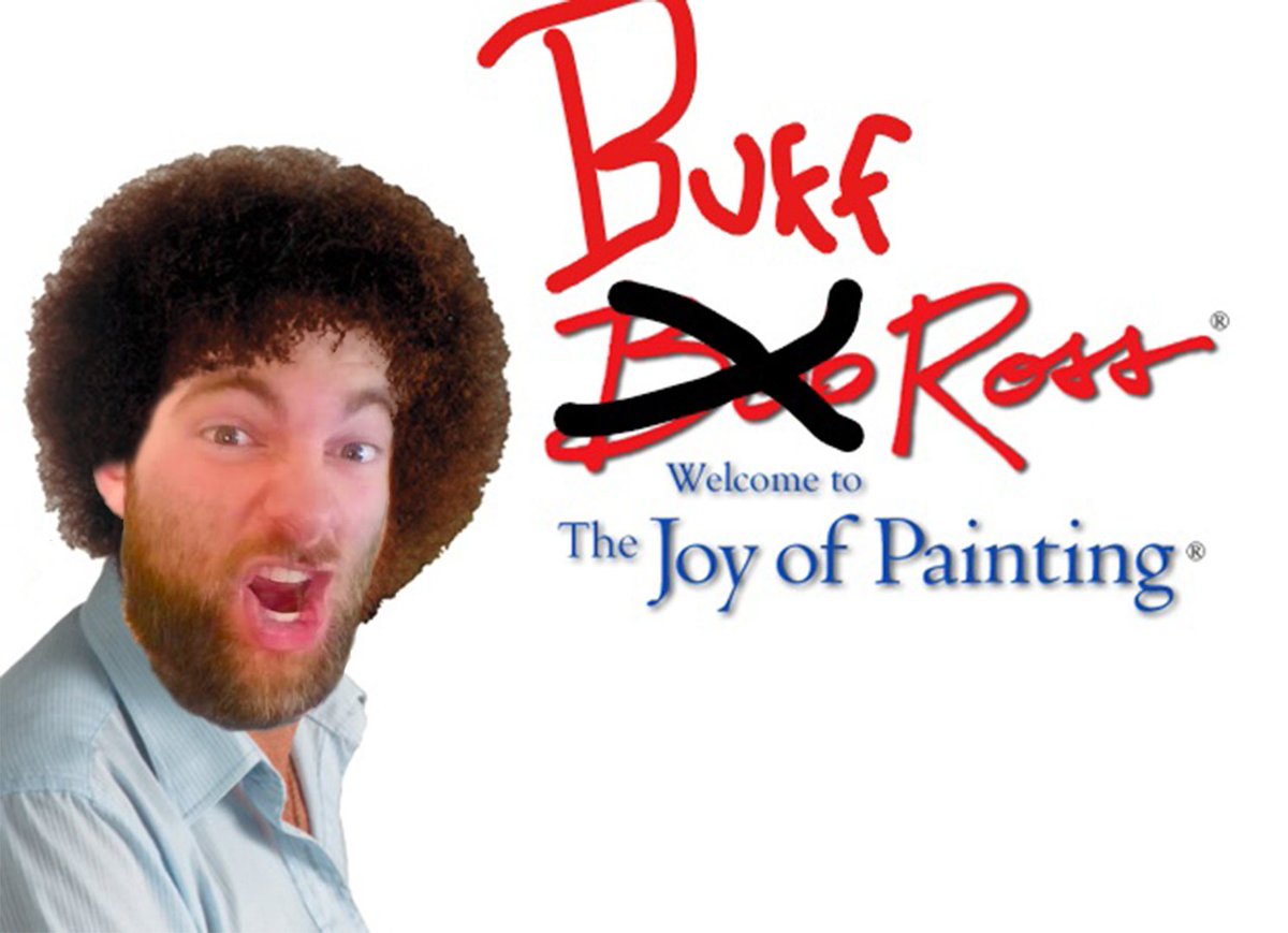 WorldzyWWA's tweet photo. He Returns tomorrow morning 11am EST. Episode 2. @SupStreamersRT2 @LaziBonz @chefsean81 #twitch #twitchstreamer #BobRoss #BuffRoss #SmallStreamerCommunity #SmallStreamersConnect #Art #WorldZY https://t.co/4BBpS3w8nT