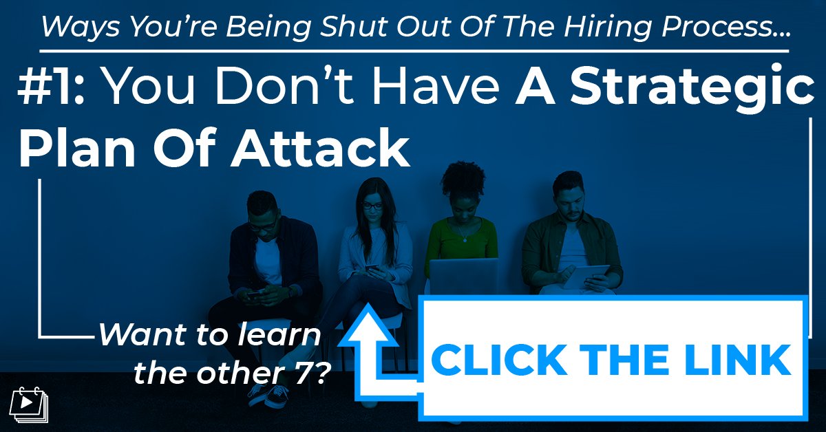 Does applying to jobs online feel like a TOTAL waste of your time? Guess what? You're right!
In my new free video, I walk you through the 8 ways you’re being shut out of the hiring process. 
 workitdaily.com/webinar-ways-s… 

#business #work #office #success #inspiration #entrepreneur