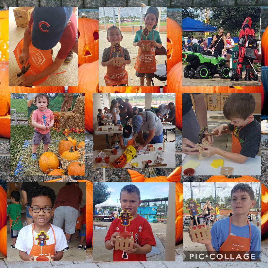 Samantha_6376's tweet photo. #hd6314 & #hd0221 Palm City Fall Festival~ building a scarecrow planter🍁🧡🎃 @SueC0221 @MalitsX @KerreanT https://t.co/0adpvppiBd