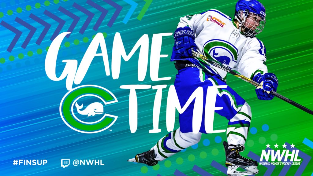 CTWhaleHockey's tweet photo. It’s GameTime!!!!! Let’s go @CTWhale_NWHL fans!!! #FinsUp🐳 #CTWhale https://t.co/jH4QWLZSDu