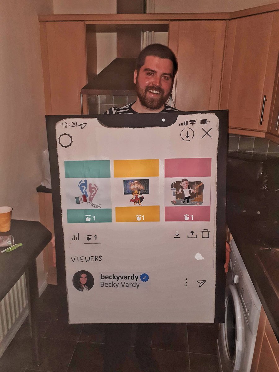 it's.......Rebekah Vardy's account #halloween19