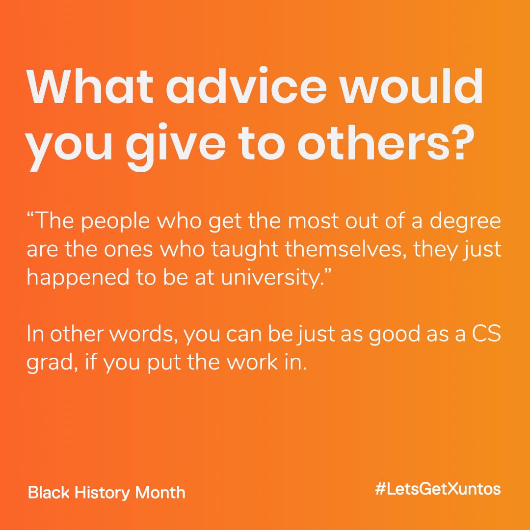 xuntos_'s tweet photo. Meet Etienne, a Software Apprentice at @codurance #BlackHistoryMonth #LetsGetXuntos https://t.co/SKMECY0Gbu