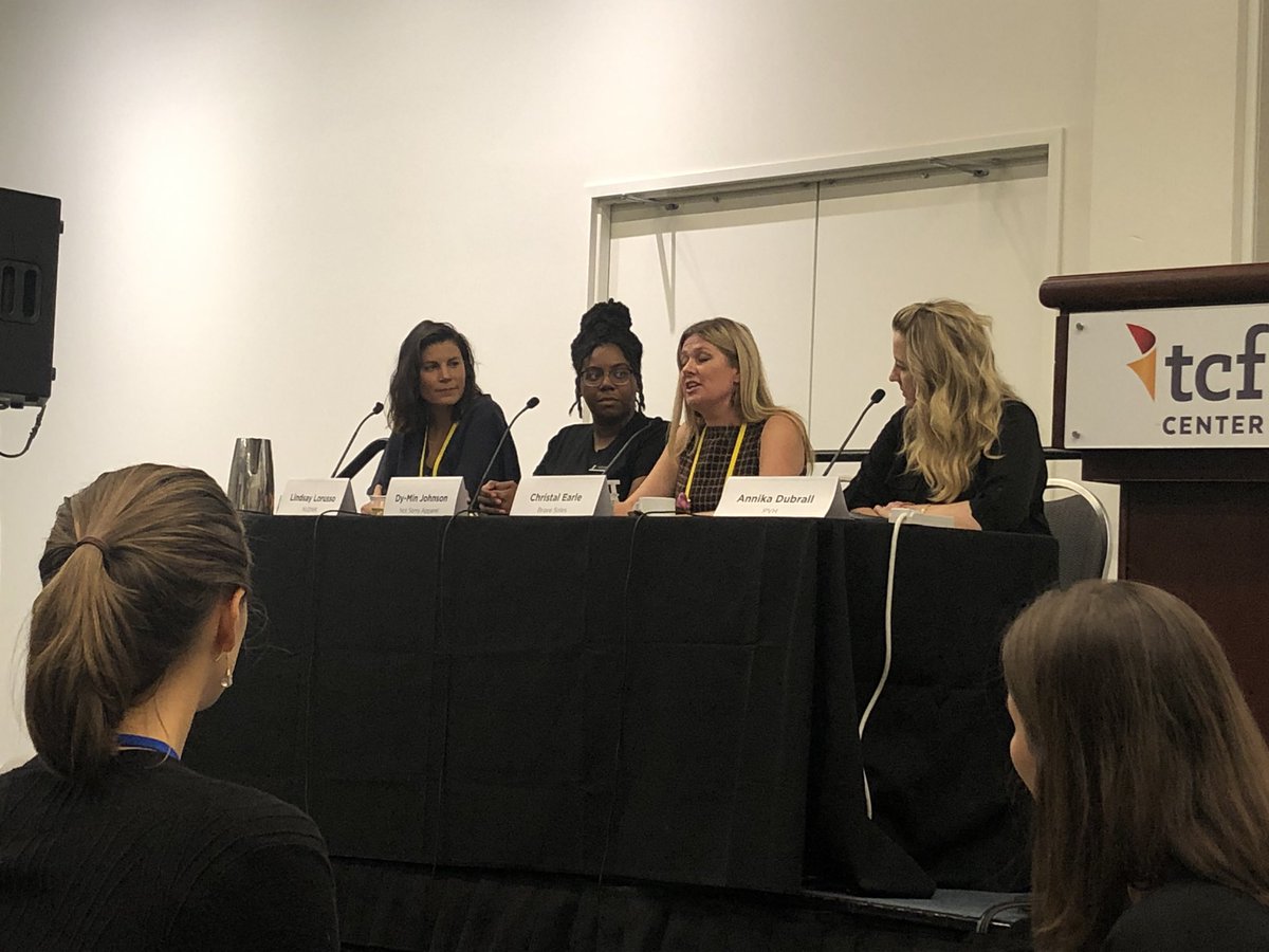 amanda_grupp's tweet photo. “The most vulnerable in the world pay the highest price for our consumption” @christalearle at @netimpact #NI19 https://t.co/tDT5EIN9mR
