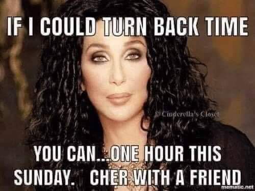 Look it..it has to be tweeted.. sorry not sorry..  🤪⏲️ ❤️
#clocksgoback #clockschange