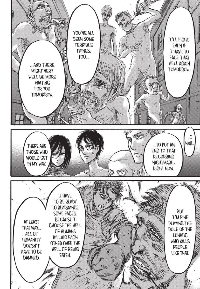 I was hoping we would get to study more sides of Levi's character, and Isayama delivered big time