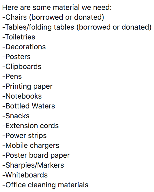 Jessica Cisneros for Congress (@JCisnerosTX) on Twitter photo 2019-10-26 20:14:49 Well also be continuing to accept in-kind contributions of supplies, furniture, and other materials (see wish list below) today and in the coming weeks. You can reach out to us@jessicacisnerosforcongress.com if you have questions. Hope to see you there! Well also be continuing to accept in-kind contributions of supplies, furniture, and other materials (see wish list below) today and in the coming weeks. You can reach out to us@jessicacisnerosforcongress.com if you have questions. Hope to see you there!