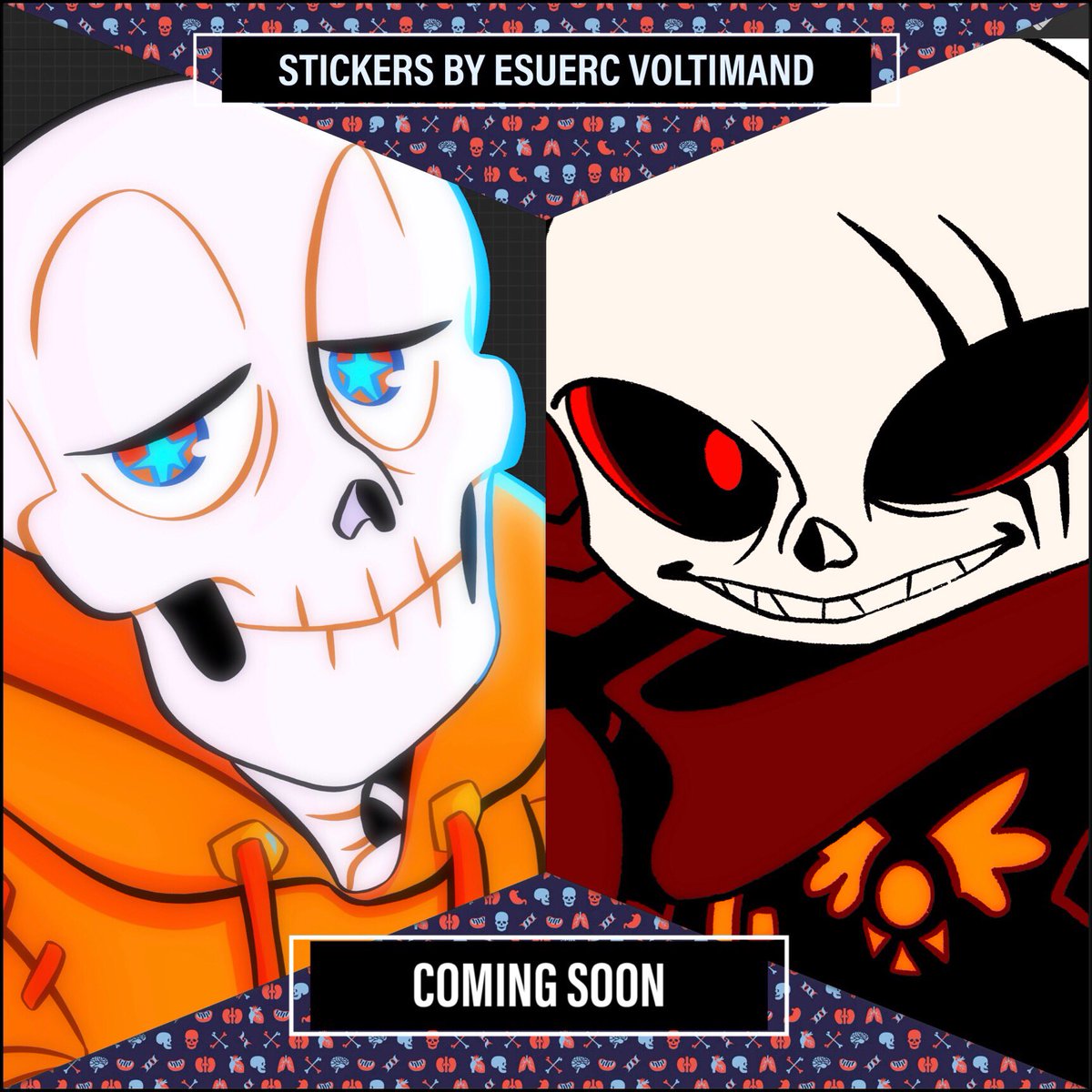 Hey, Monster Lovers! A lot of my stickers have come back in stock! And I've got buttons, charms, and more, too!

Store: https://t.co/3coHx0nfm3

#underfell #underswap #fellswap
#swapfell #undertaleAU 