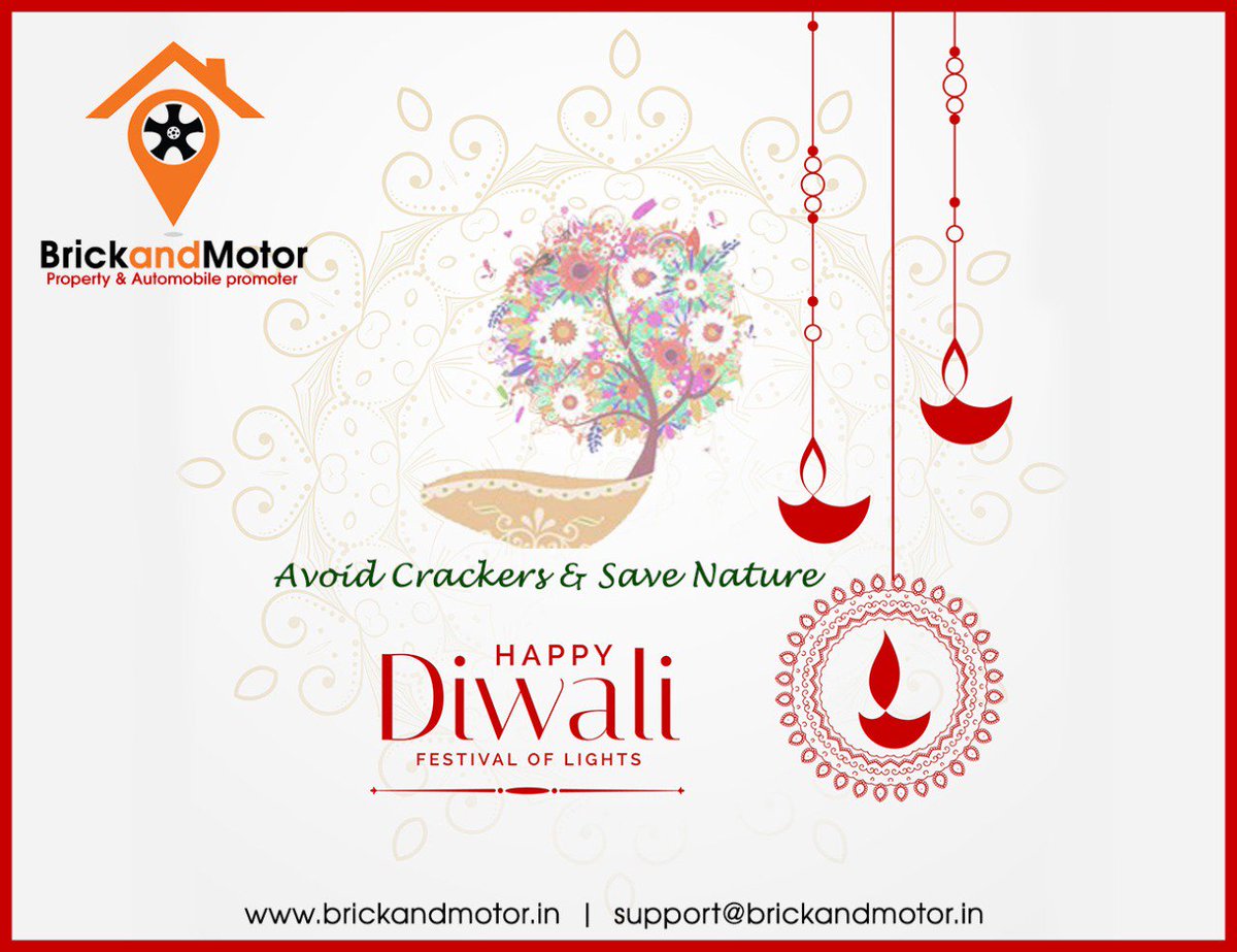 Official_BNM's tweet photo. May this #Diwali be the best Diwali you ever celebrated and may it bring lots of luck to you..
@brickandmotor.in #Buy #Sell #Rent https://t.co/kc055fb8W4