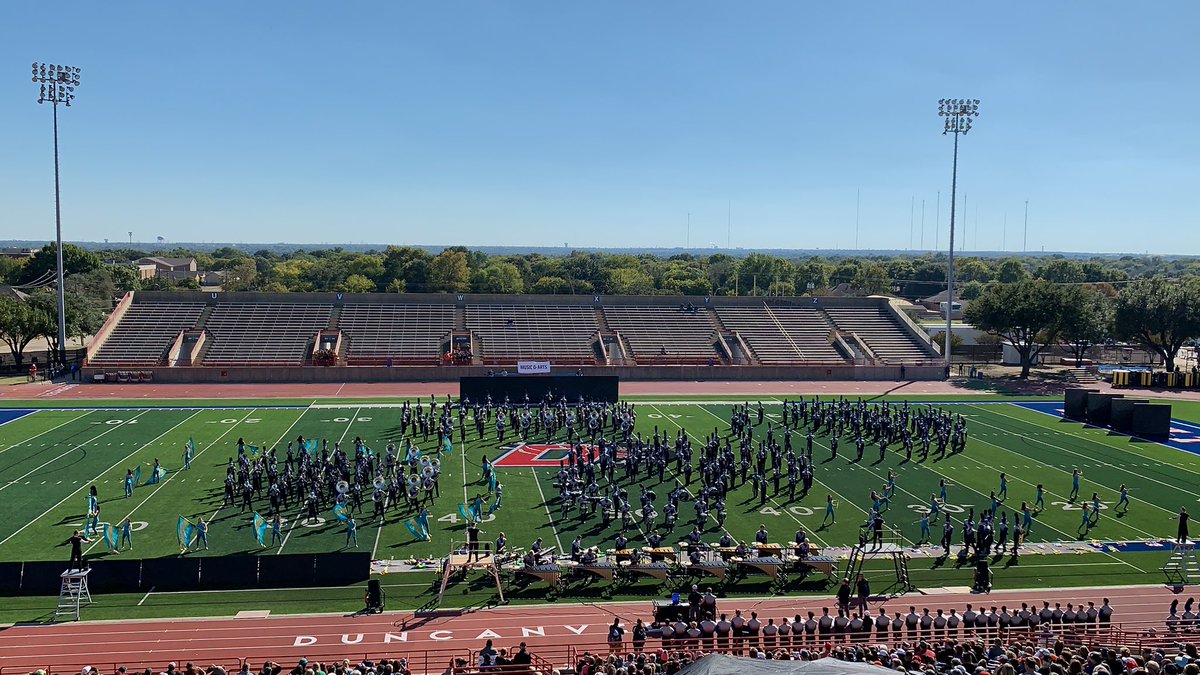 Allen performing at the Duncanville Marching Invitational.   #txbands #DMI